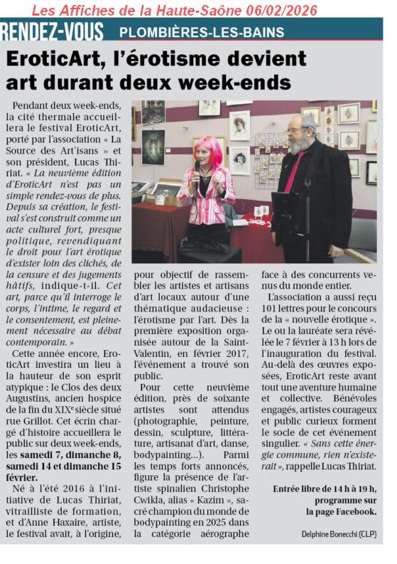 Article de presse EroticArt