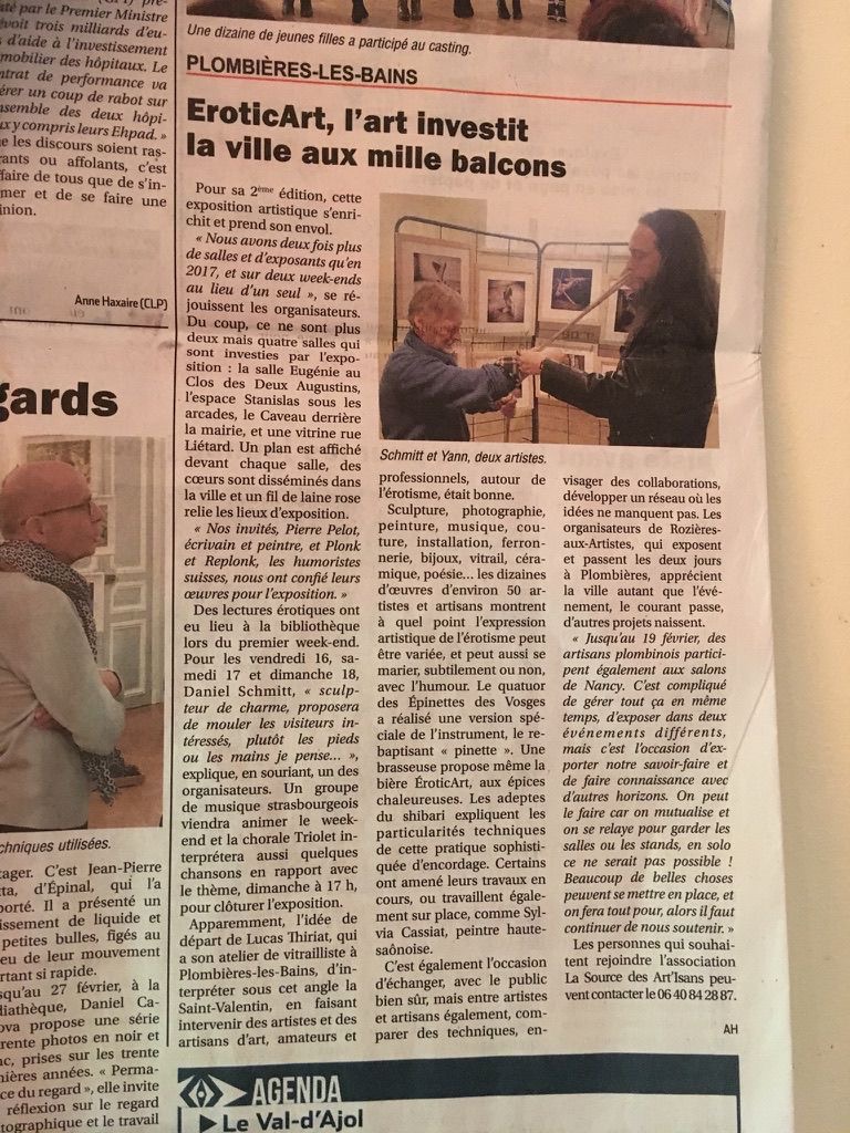 Article de presse EroticArt