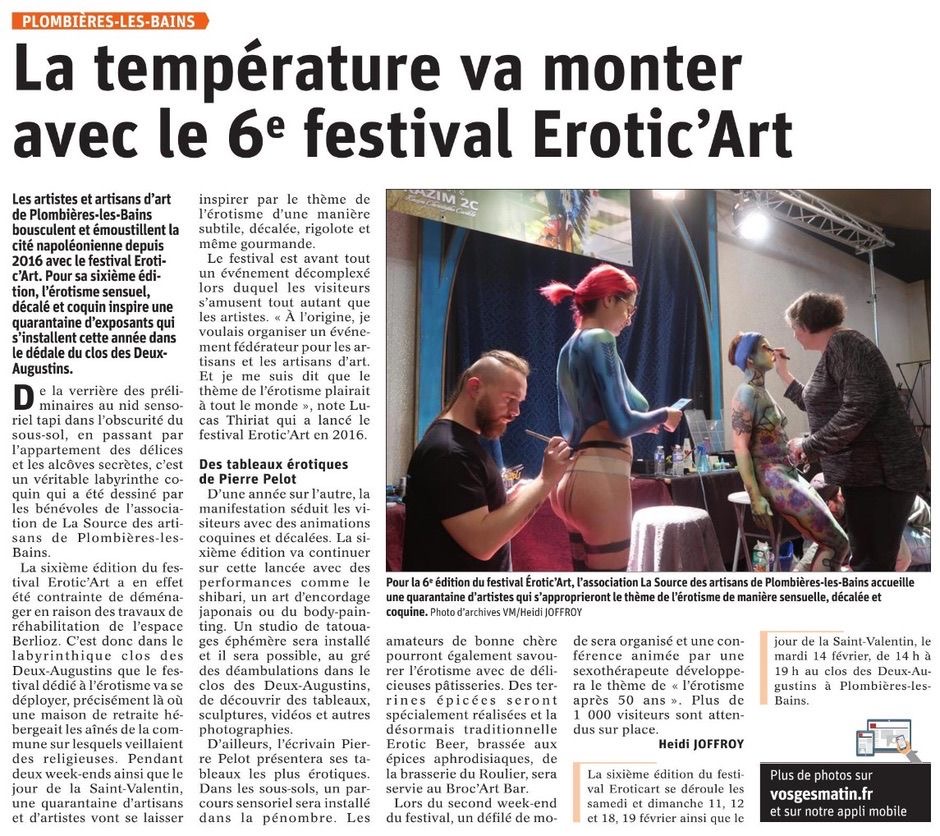 Article de presse EroticArt